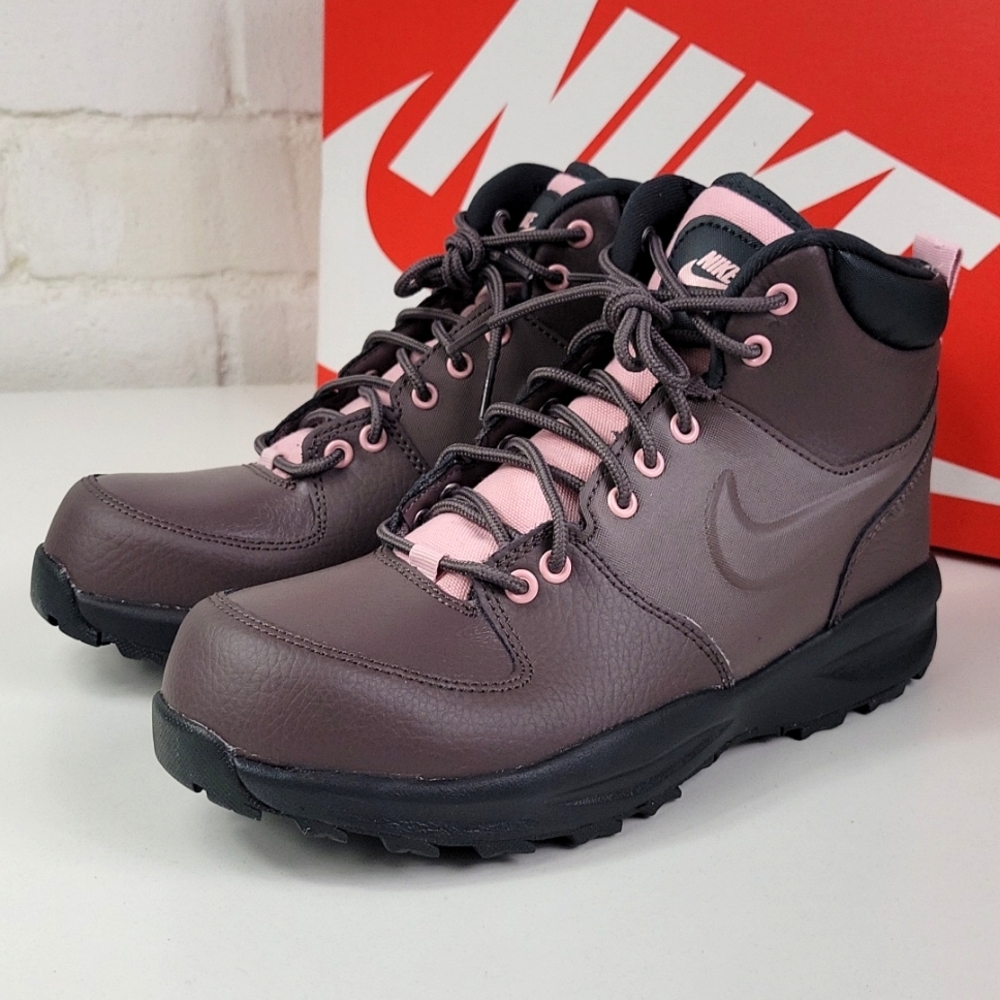 Nike Manoa LTR (GS) Leather Mid Boot Violet Ore 7 Youth